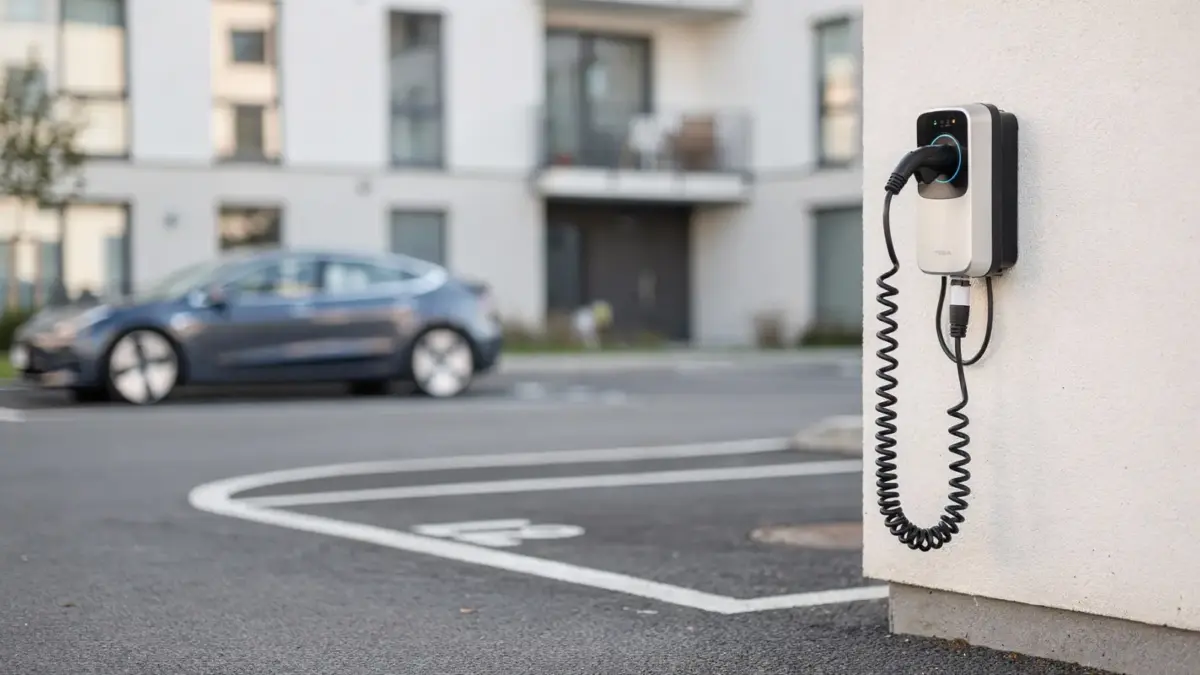 Wallbox an einem Stellplatz in einer Mietwohnung: Thema Vermieter-Zustimmung für Mieter