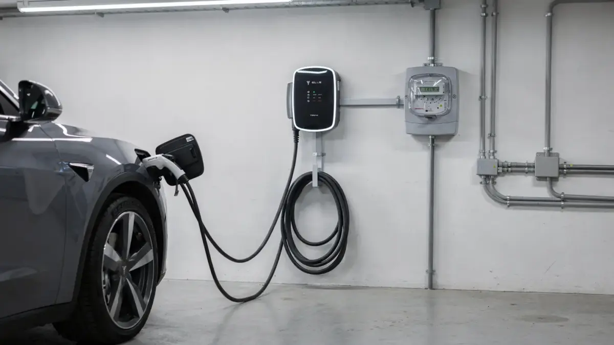Wallbox-Messkonzept für die Abrechnung mit Wallbox und separatem Stromzähler in einer Garage
