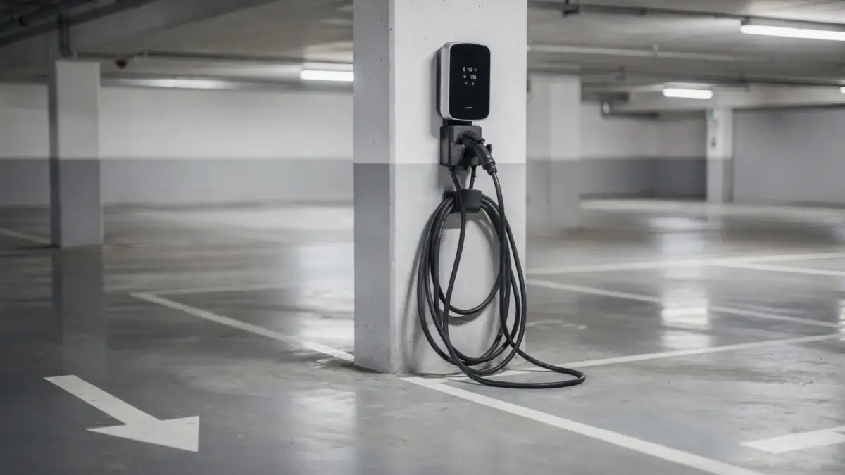 Wallbox an einem Stellplatz in einem Mietshaus: Thema Mieteranspruch auf Wallbox