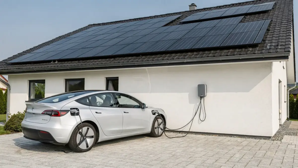 PV-Anlage und 11-kW-Wallbox am Einfamilienhaus für das Thema passende Anlagengröße
