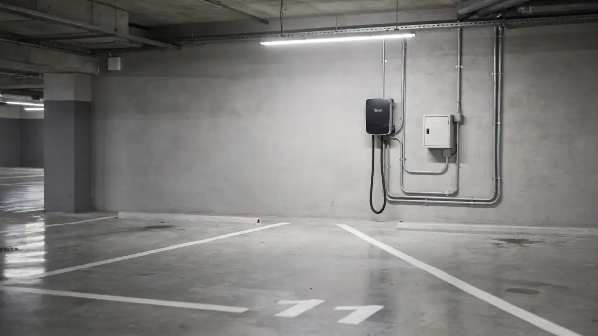 11-kW-Wallbox in einer Tiefgarage als Thema der WEG-Zustimmung