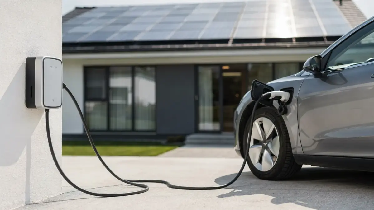 E-Auto an Wallbox mit Solaranlage: PV-Laden spart Ladekosten