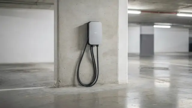 Wallbox an einem Stellplatz in der Tiefgarage zum Thema Sondernutzungsrecht in der WEG und beim Vermieter